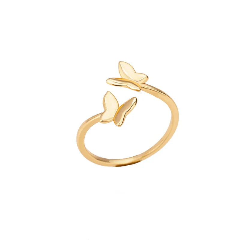 Butterfly Ring Gold