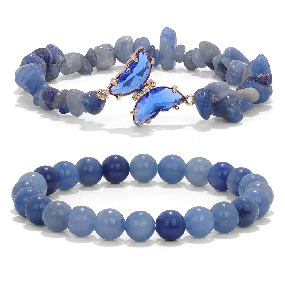 Gemfly Duo Bracelet Blue Aventurine