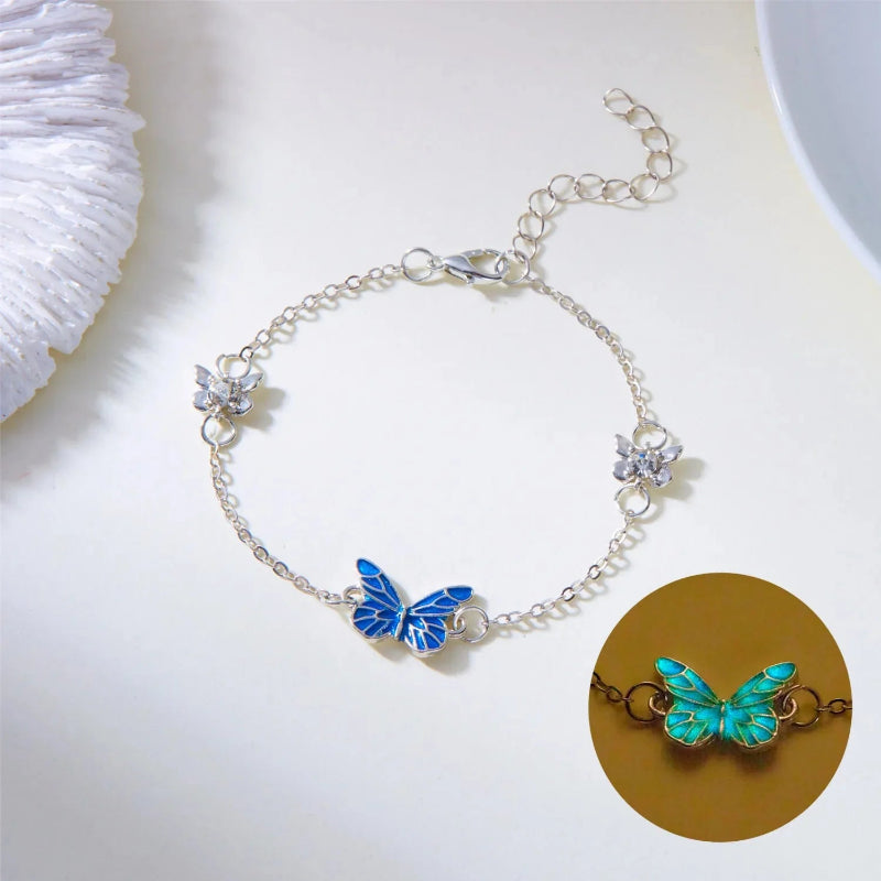 LunaGlow Butterfly Bracelet