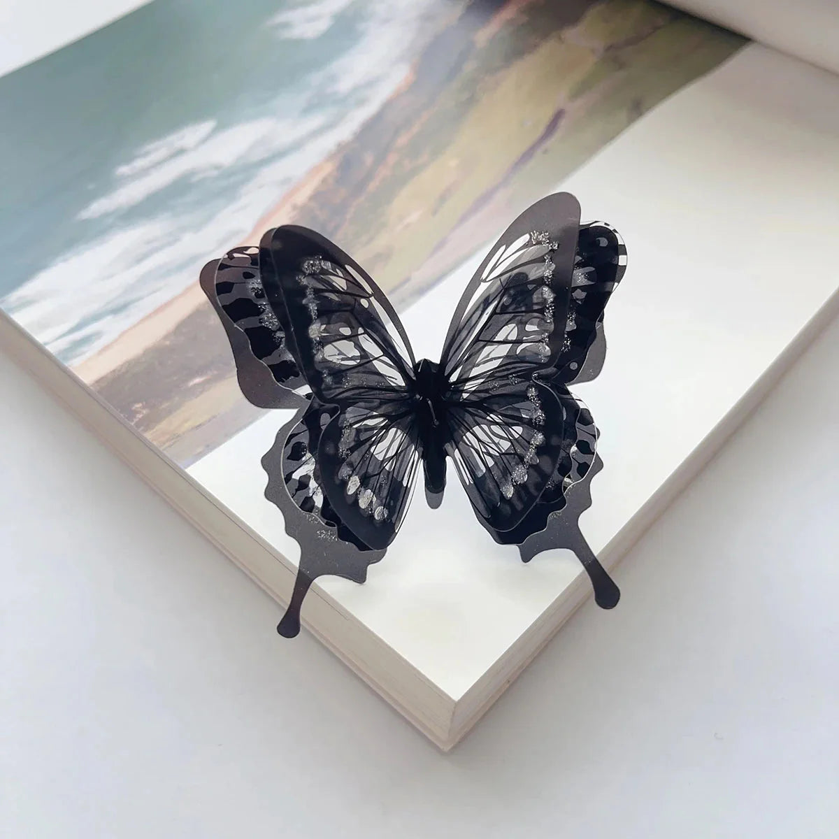 Black Butterfly Ring