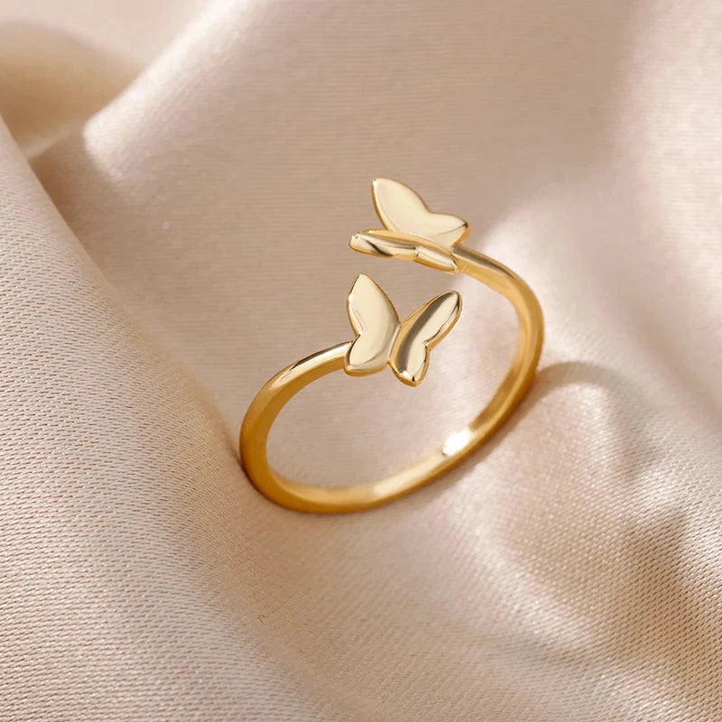 Butterfly Ring Gold
