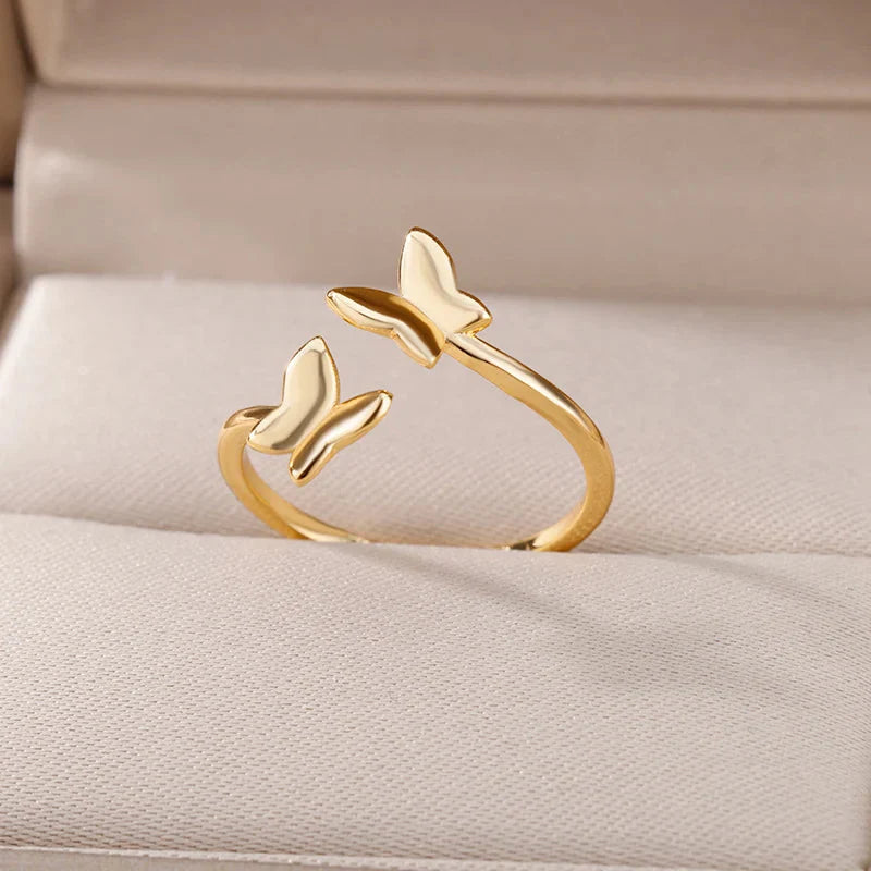 Butterfly Ring Gold