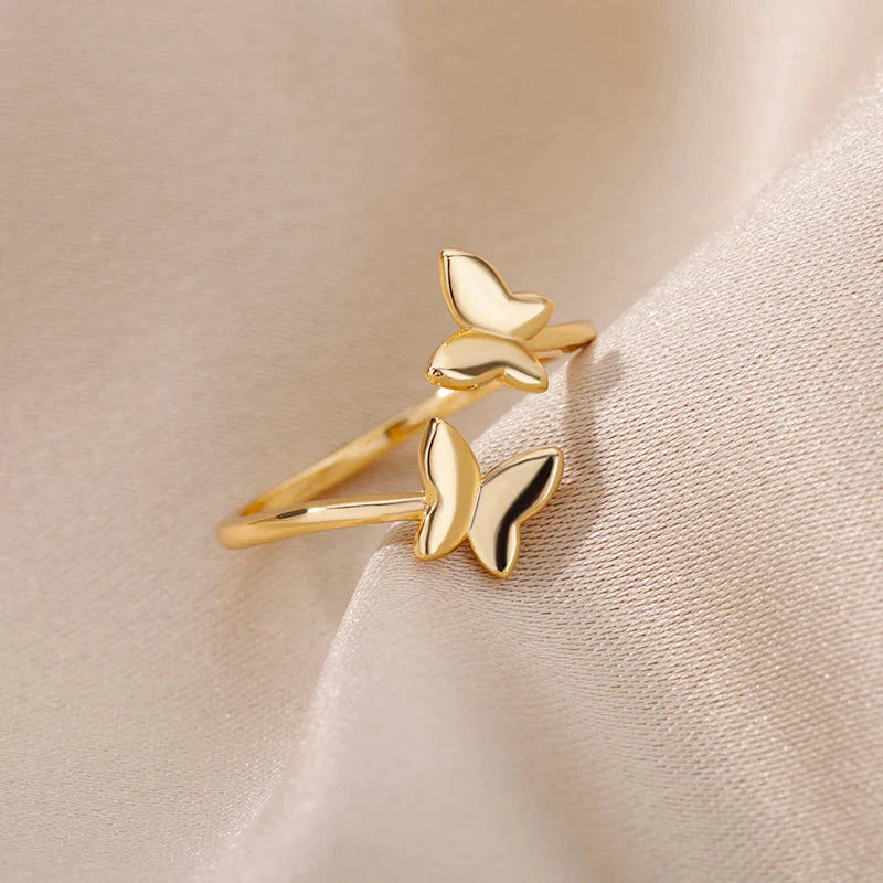 Butterfly Ring Gold
