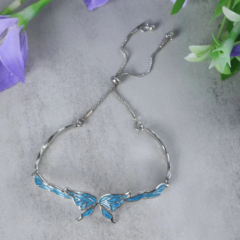 Celestia Blue Butterfly Bracelet