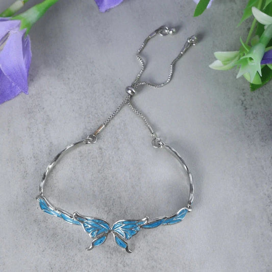 Celestia Blue Butterfly Bracelet