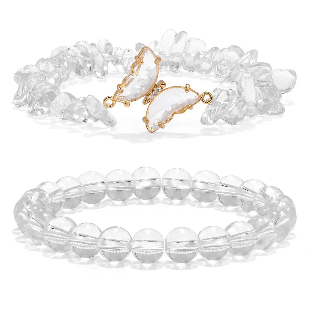 Gemfly Duo Bracelet Clear Quartz