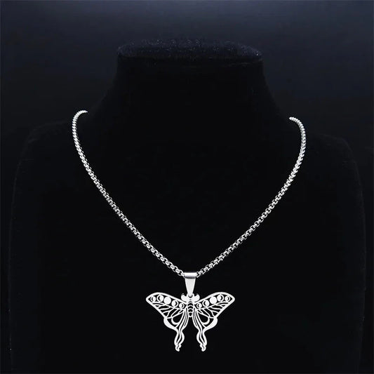 Luna Moth Butterfly Necklace