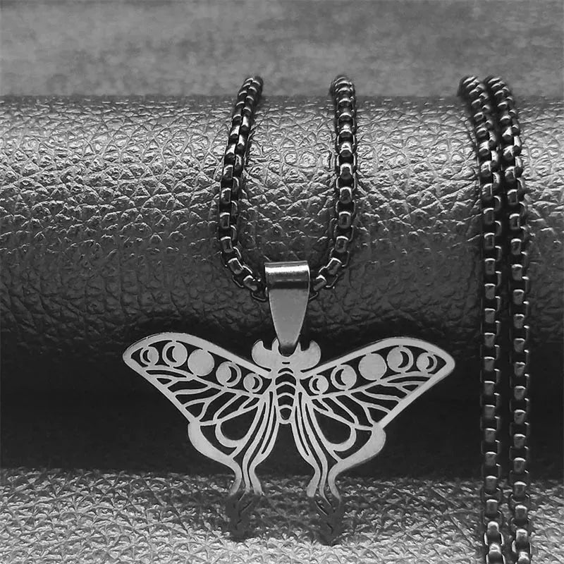 Luna Moth Butterfly Necklace