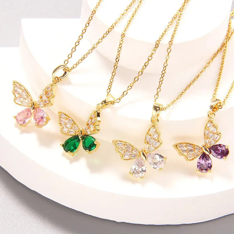 Lustra Butterfly Necklace