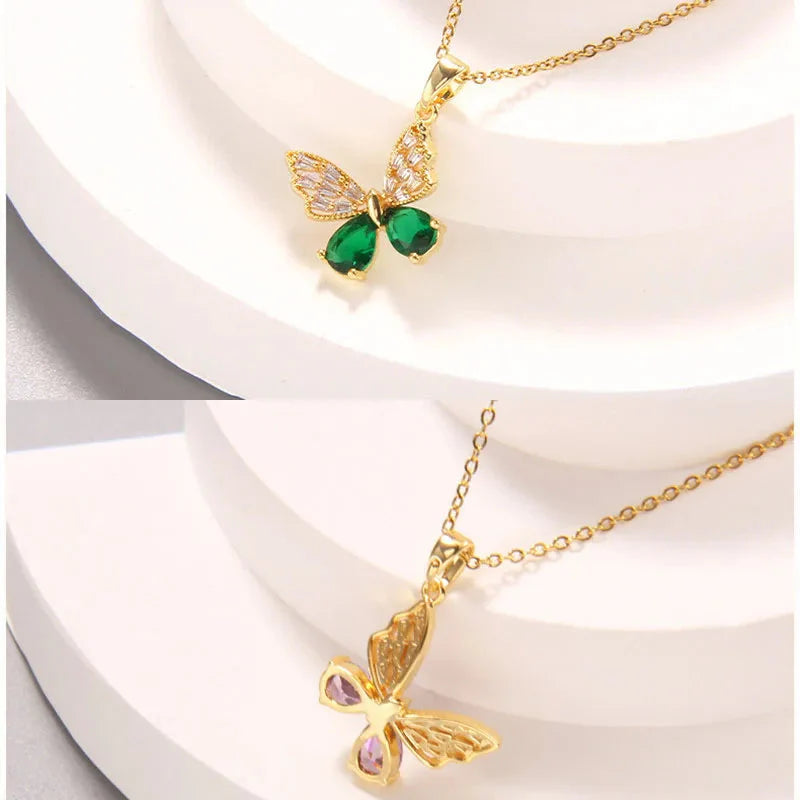 Lustra Butterfly Necklace