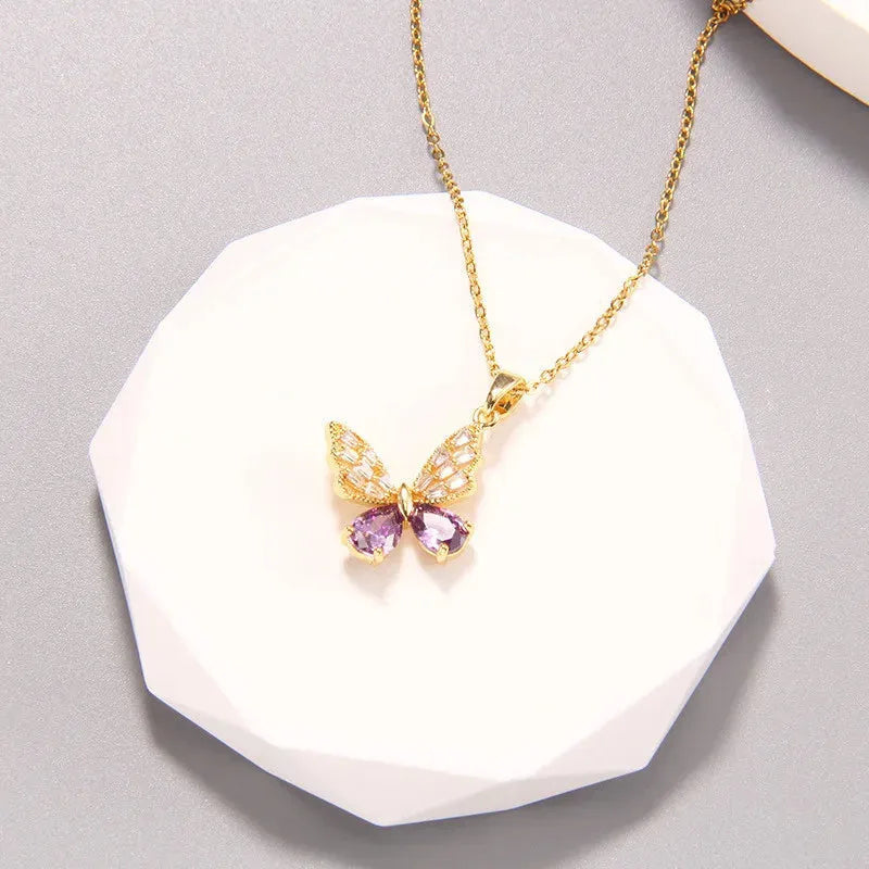 Lustra Butterfly Necklace