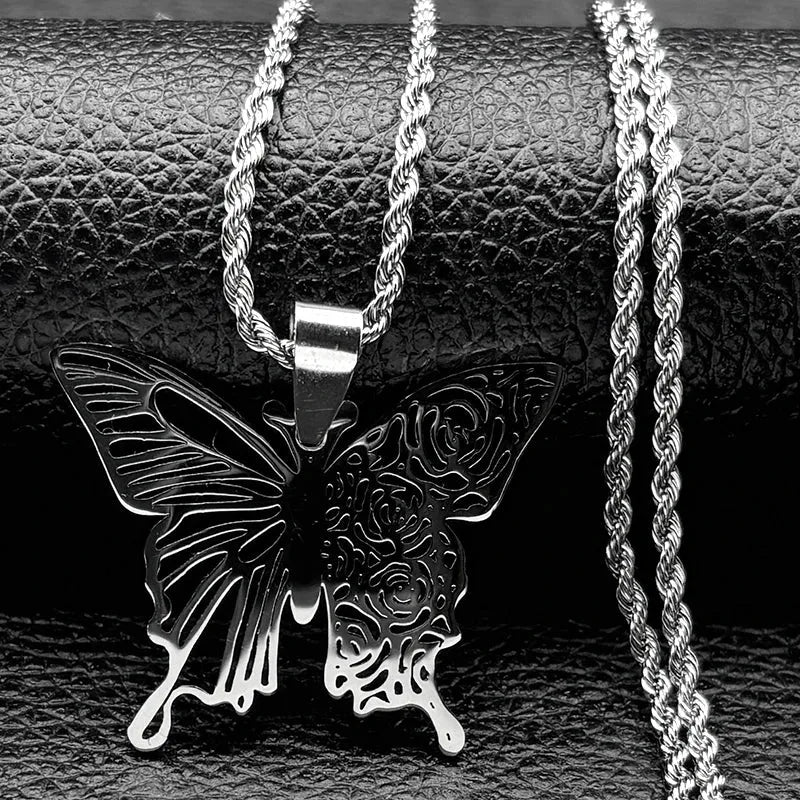 Noctura Butterfly Necklace