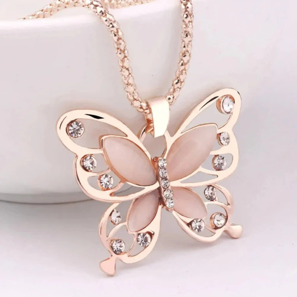 Opalia Butterfly Necklace