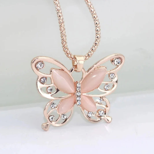 Opalia Butterfly Necklace