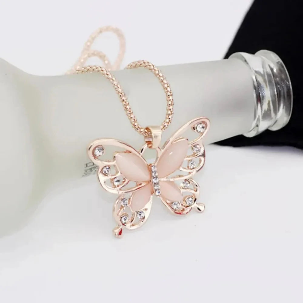 Opalia Butterfly Necklace