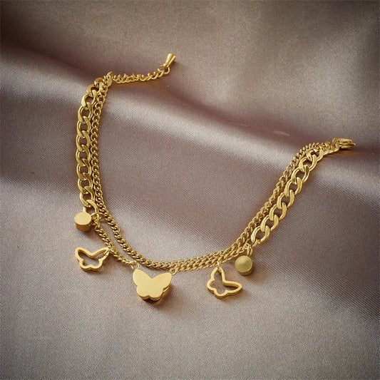 Aurelia Butterfly Chain Bracelet Butterfly Jewelry
