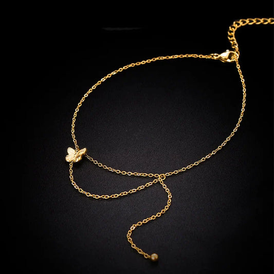 Mini Tassel Chain Butterfly Jewelry