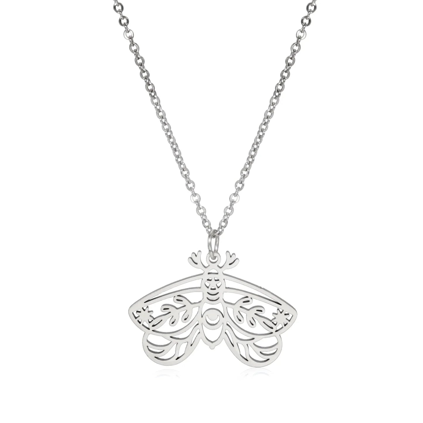 Death Moth Pendant Butterfly Jewelry