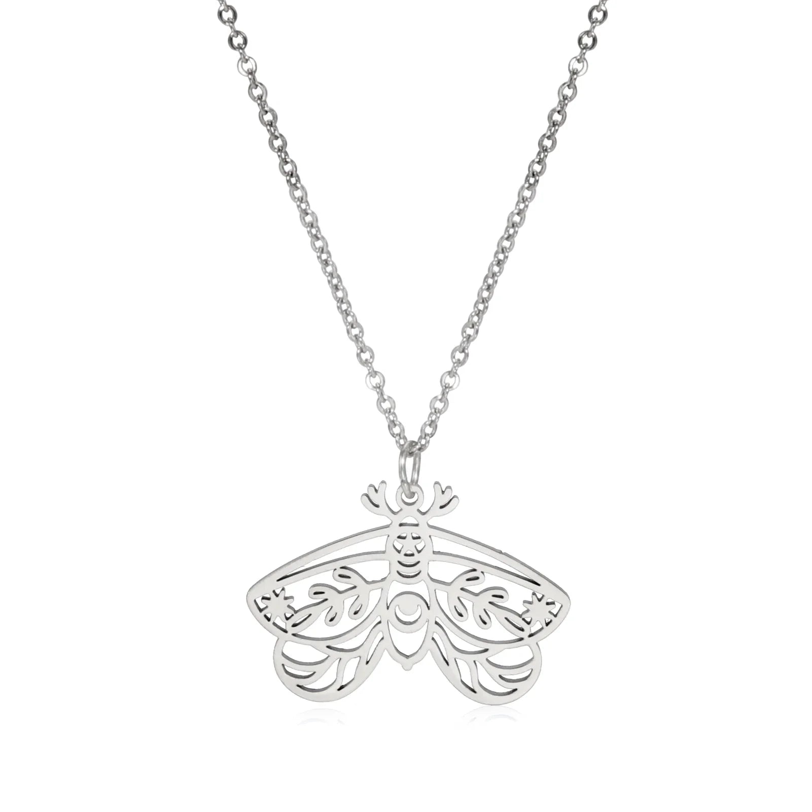 Death Moth Pendant Butterfly Jewelry