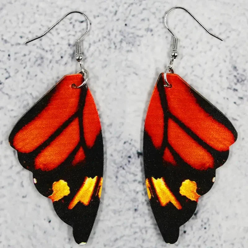 Boho Flutter Wings Earrings Butterfly Jewelry