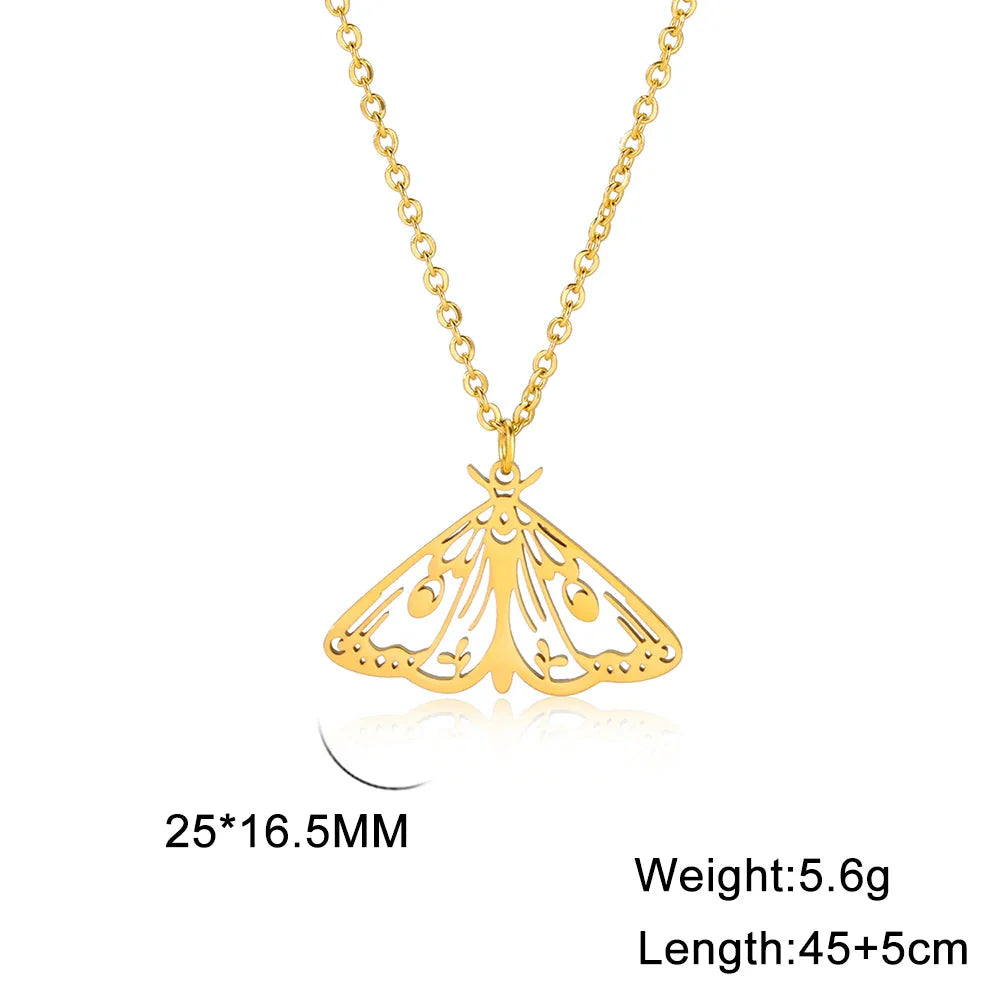 Death Moth Pendant Butterfly Jewelry