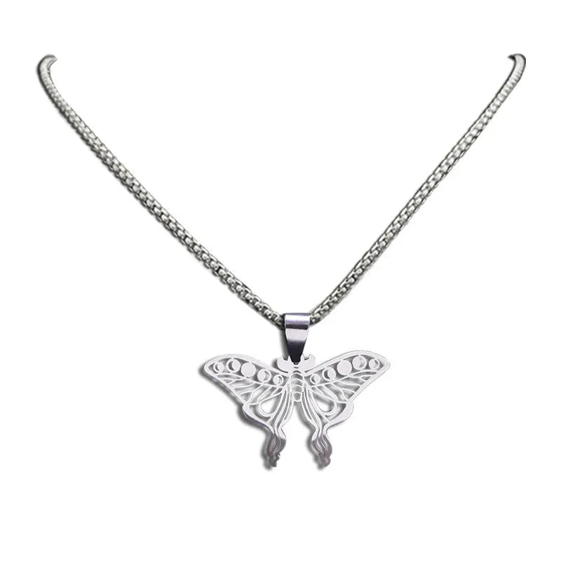 Luna Moth Pendant Butterfly Jewelry