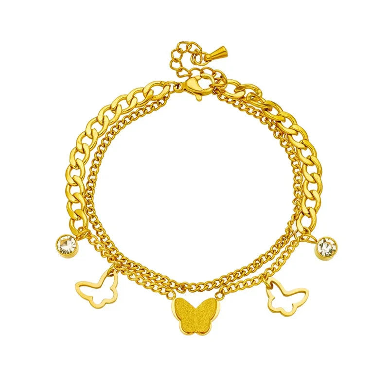 Aurelia Butterfly Chain Bracelet Butterfly Jewelry