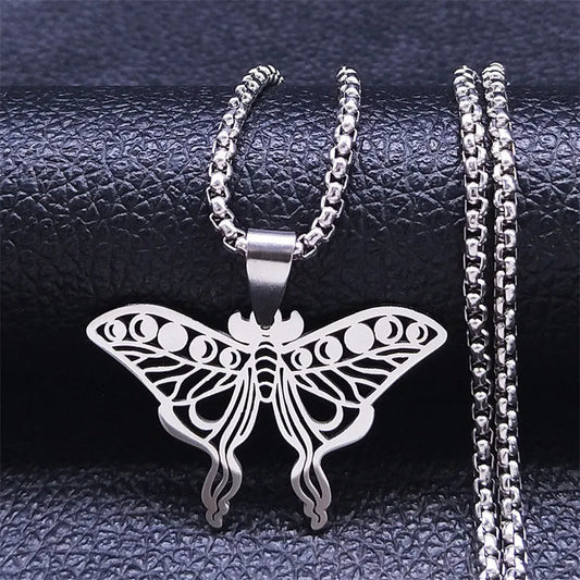 Luna Moth Pendant Butterfly Jewelry