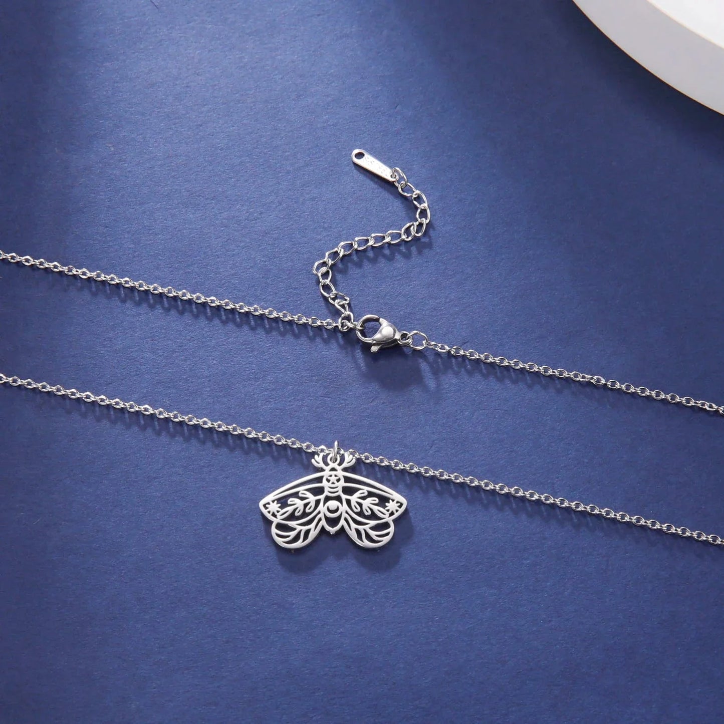 Death Moth Pendant Butterfly Jewelry