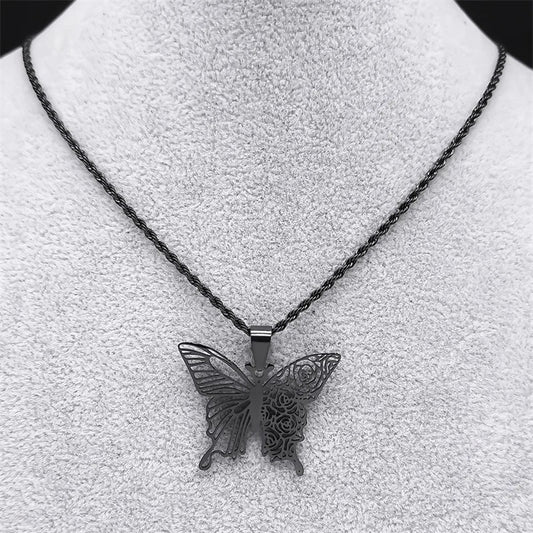 Noctura Butterfly Necklace Butterfly Jewelry