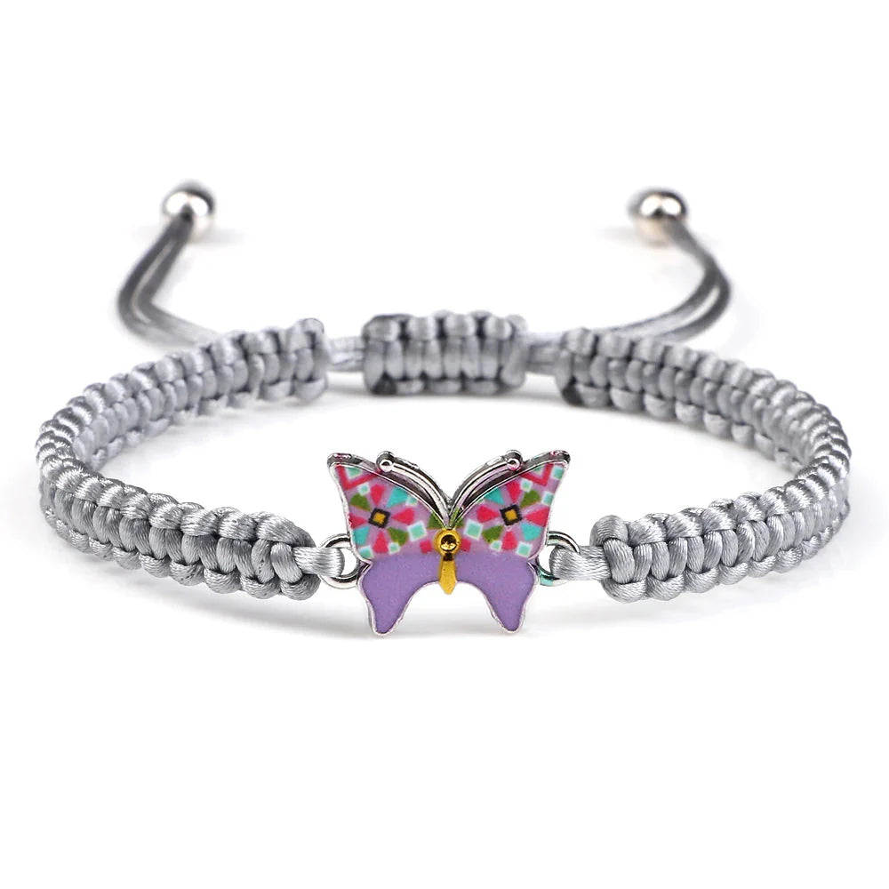 Wanderlight Butterfly Bracelet Purple Grey